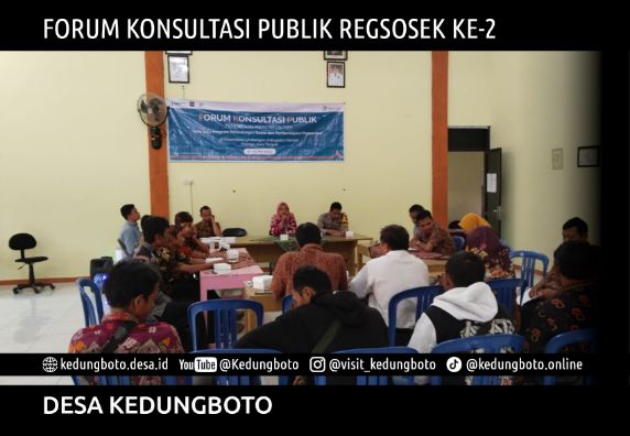 Forum Konsultasi Publik Regsosek Ke-2 di Desa Kedungboto